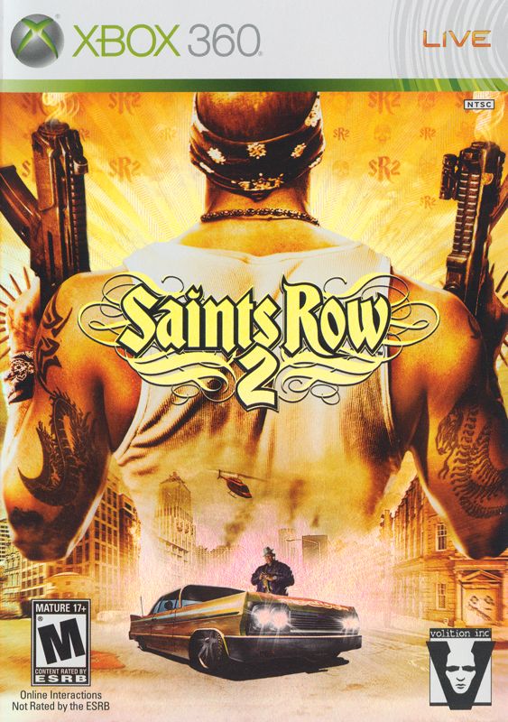 Saints Row 2 box art for Xbox 360